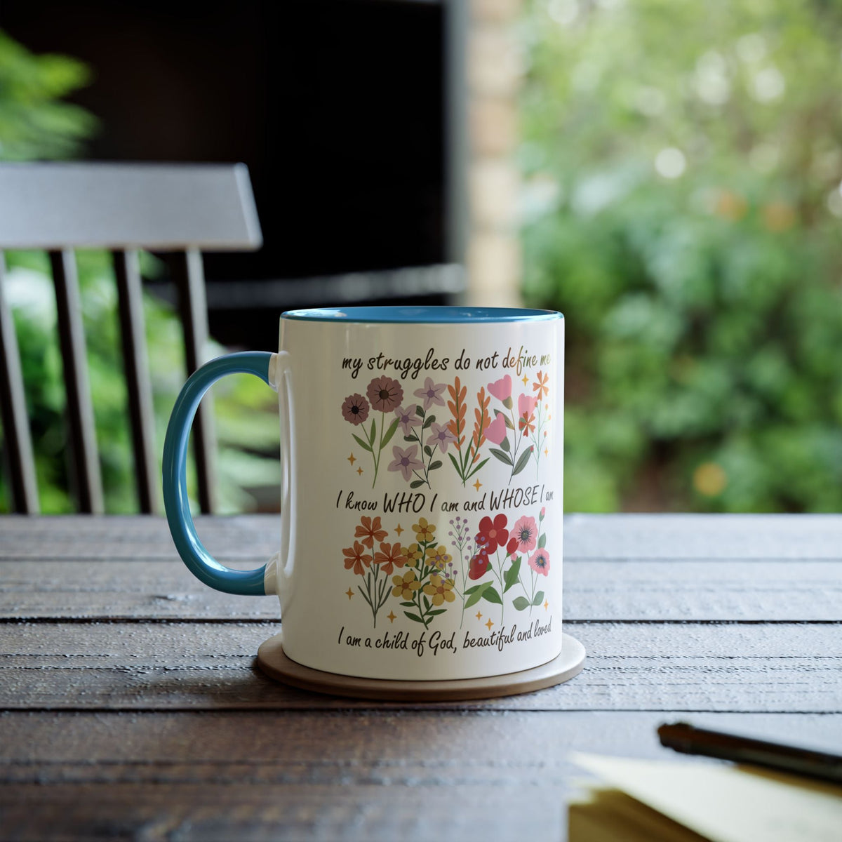 Two-Tone Coffee Mugs, 11oz