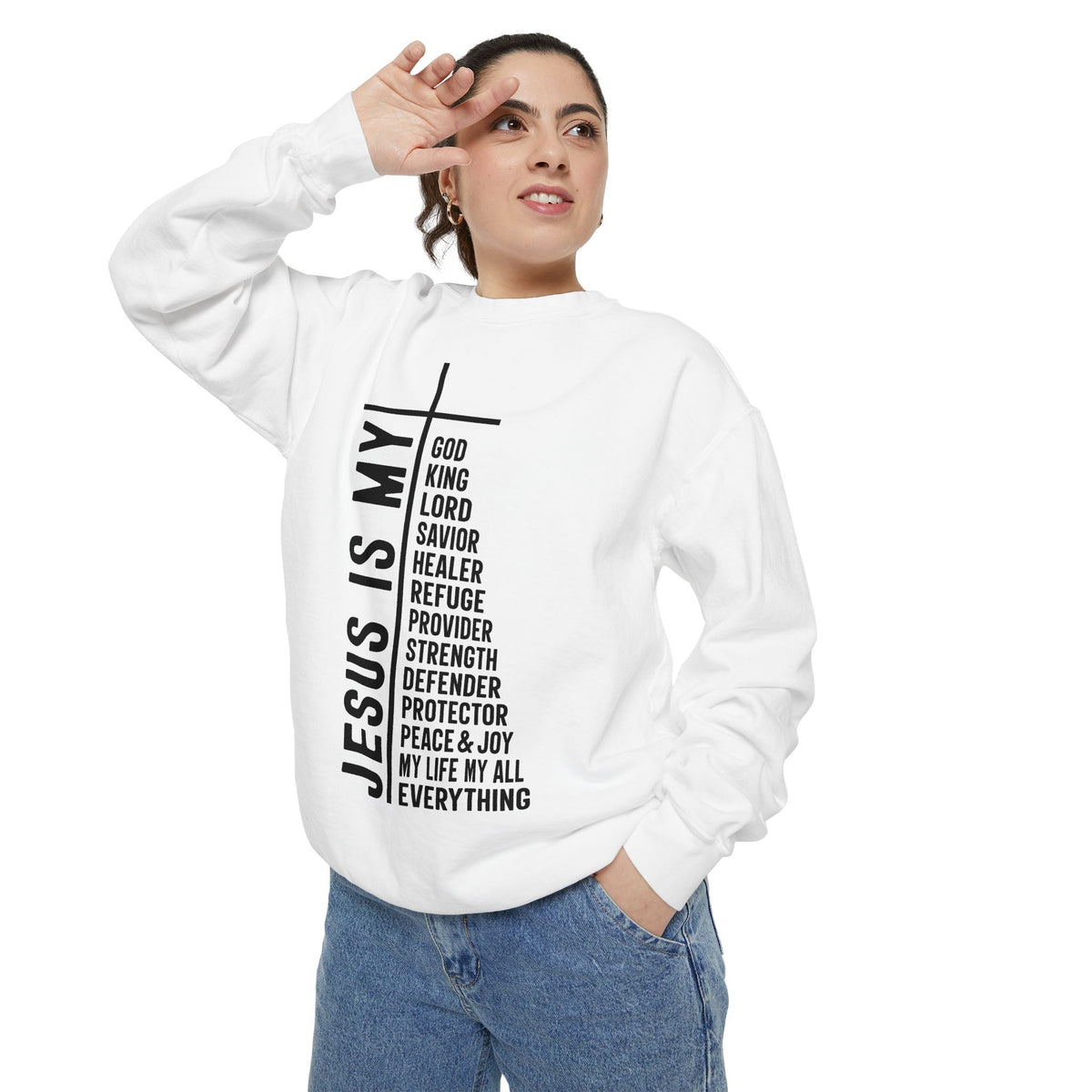 Unisex Garment-Dyed Sweatshirt