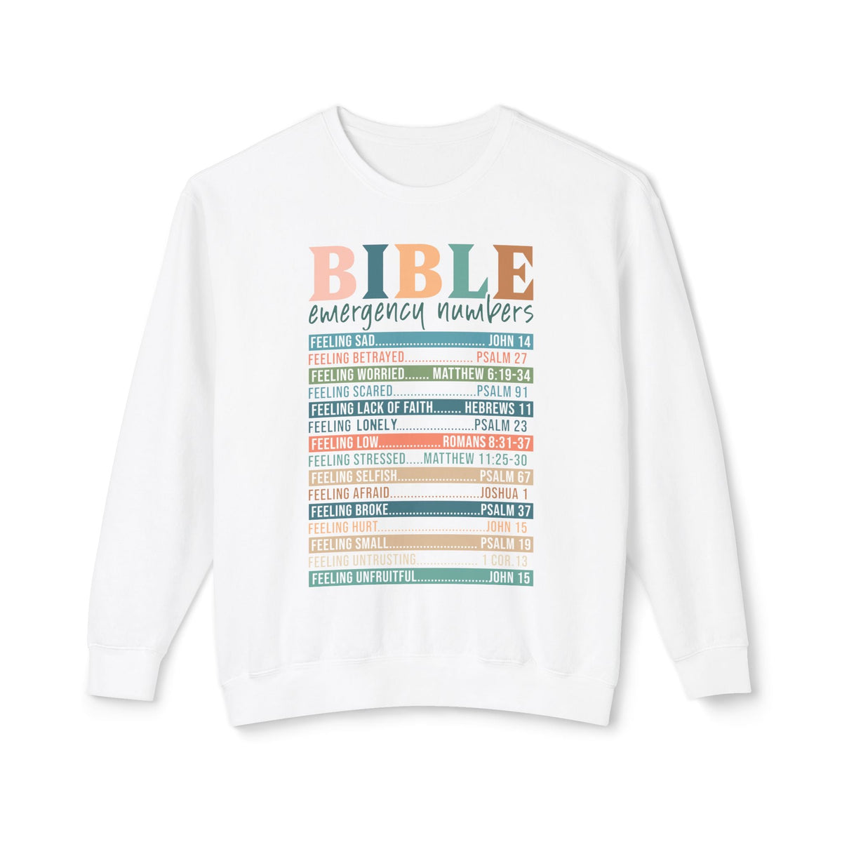 Unisex Lightweight Crewneck Sweatshirt