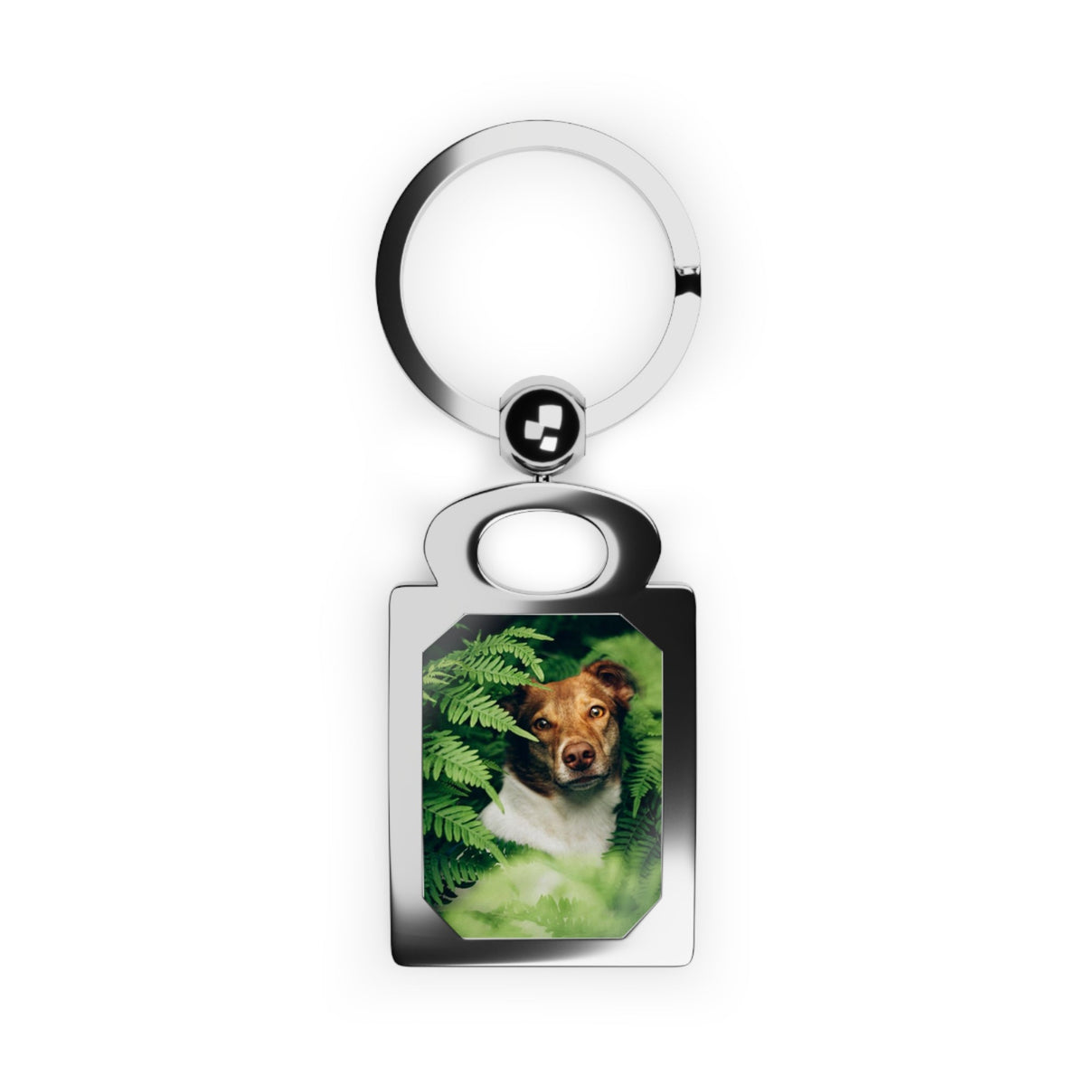 Rectangle Photo Keyring