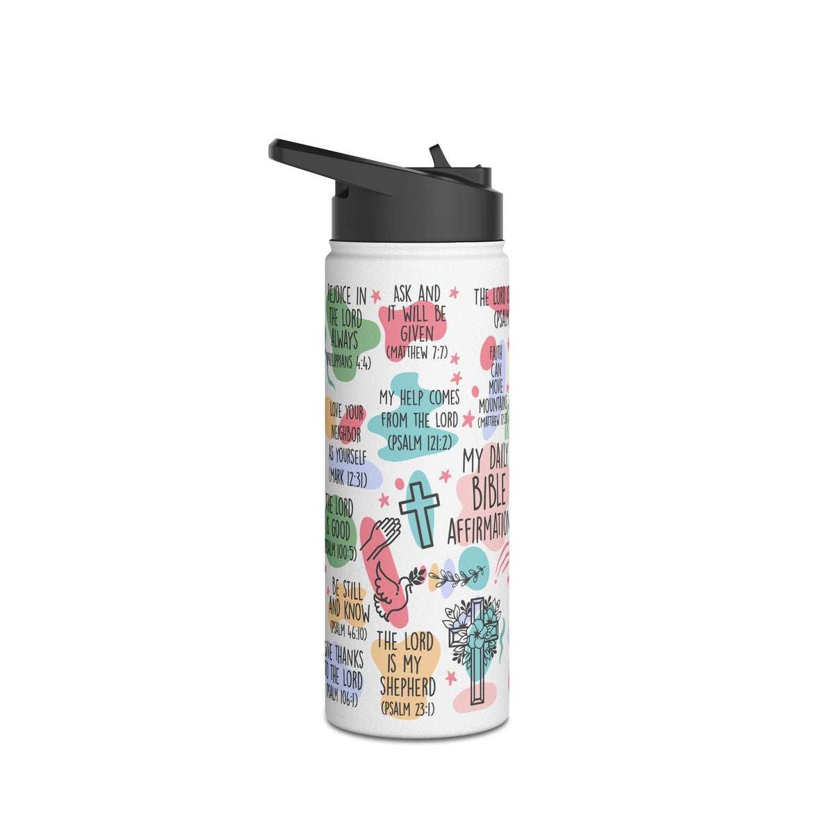 Stainless Steel Water Bottle, Standard Lid