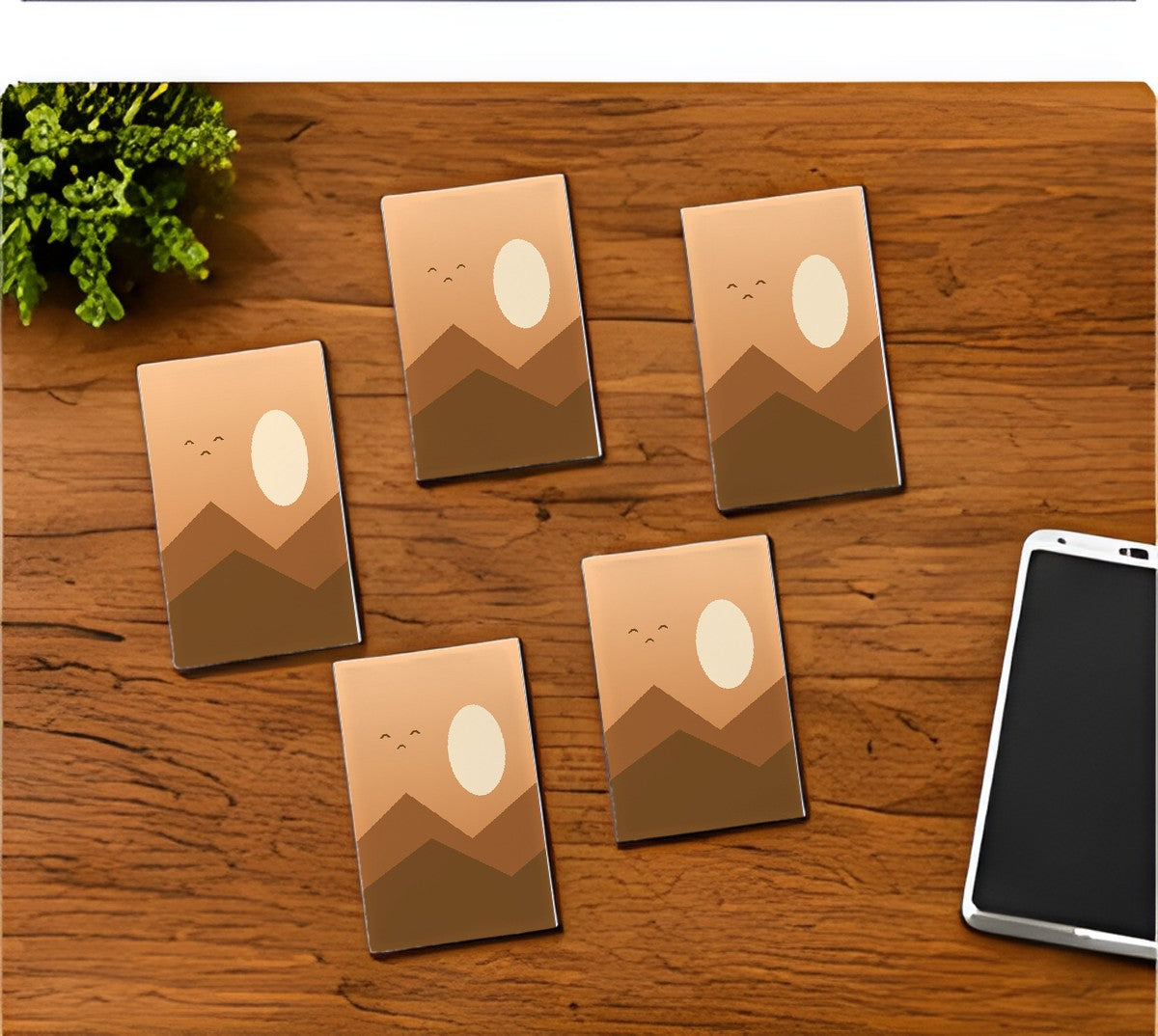 Custom rectangle photo magnets